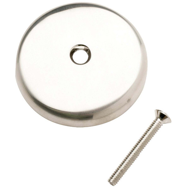 Do it Best One-Hole Brushed Nickel Bath Drain Face Plate 820-10DBN