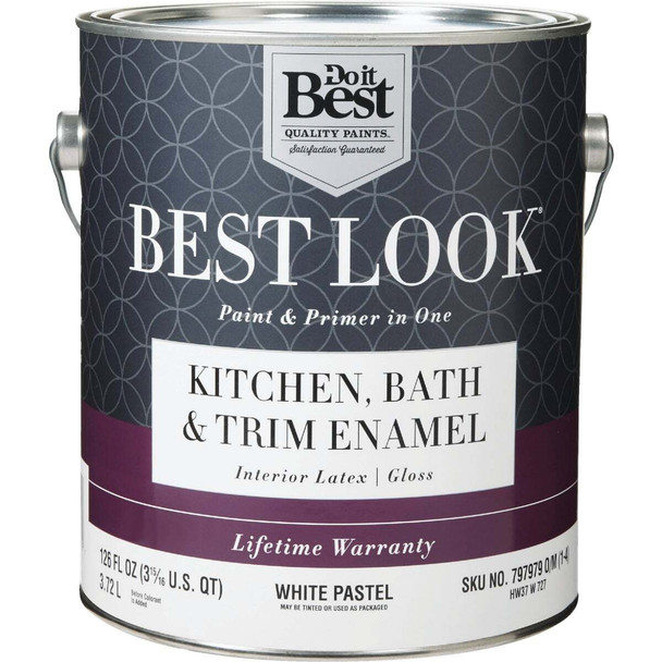 Best Look Gls Wht/Pastl Bath Paint HW37W0727-16