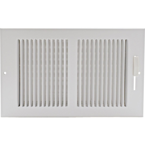 Selkirk 10 In. x 6 In. White Wall Register 367W10X6R