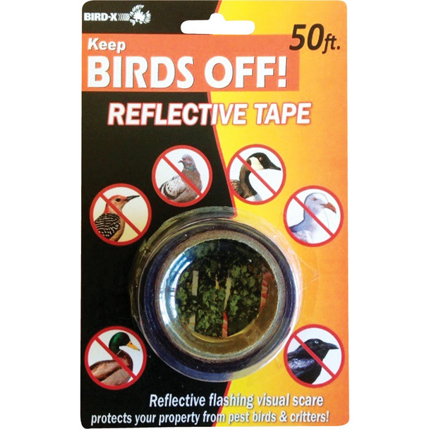 Bird X 1 In. W. x 50 Ft. L. Bird Deterrent Tape RT-50