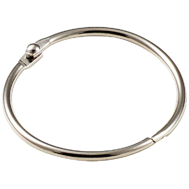 Lucky Line Steel Nickel-Plated 2 In. Key Ring (2-Pack) 24602