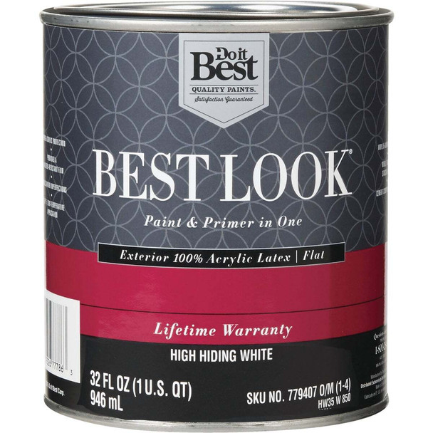 Best Look Ext Flt H Hide Wht Paint HW35W0850-14