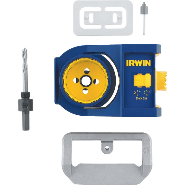 Irwin Bi-Metal Door Lock Installation Kit for Wood and Metal Doors 3111002