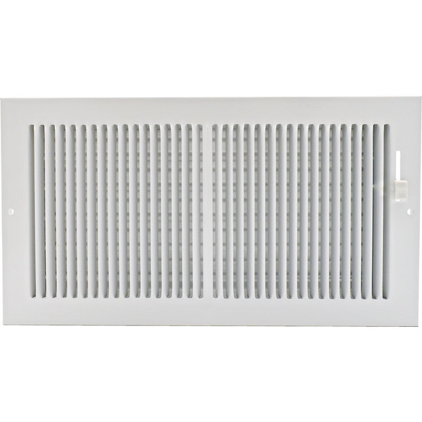 Selkirk 12 In. x 6 In. White Wall Register 367W12X6R