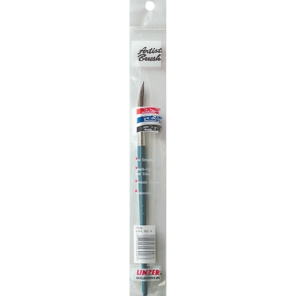 Linzer #6 Camel Hair Round Water Color Artist Brush 9304 0006