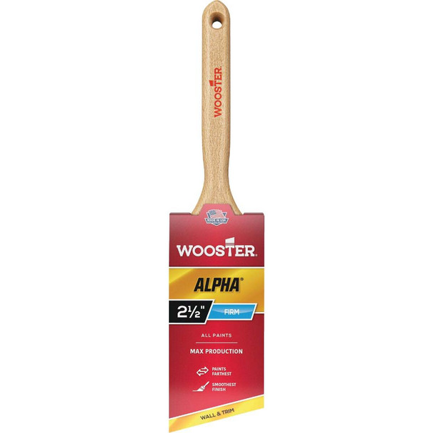 Wooster Alpha 2-1/2 In. Angle Sash Paint Brush 4231-2 1/2