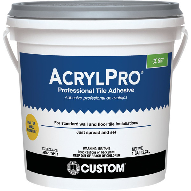 AcrylPro 1 Gal. Ceramic Tile Adhesive Bonder ARL40001-2