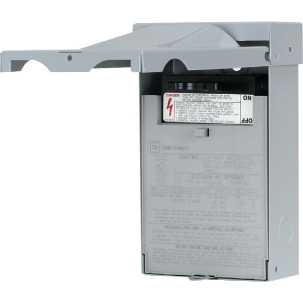 Eaton 30A 120/240V Fused Air Conditioner Disconnect DPF221RT