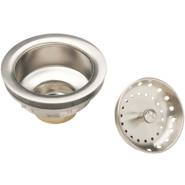 Do it Best Basket Strainer Assembly, Brushed Nickel B5435DSBN