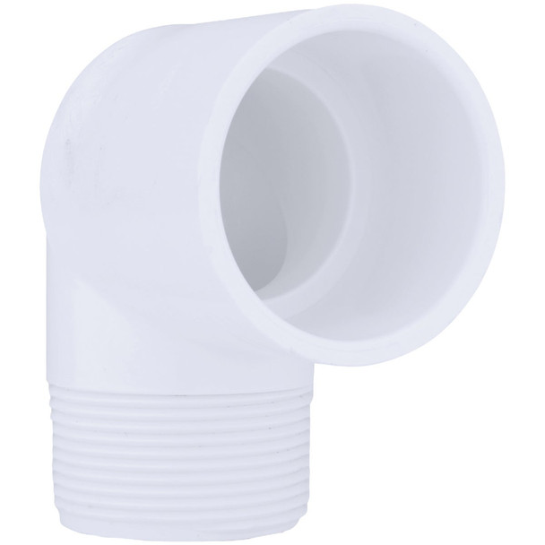Charlotte Pipe 1-1/2"sxmip 90d St Elbow PVC 02306  1400HA