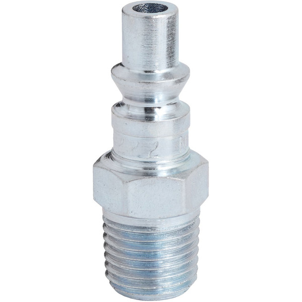 Milton 1/4 In. MPT Steel-Plated A-Style Plug S-777
