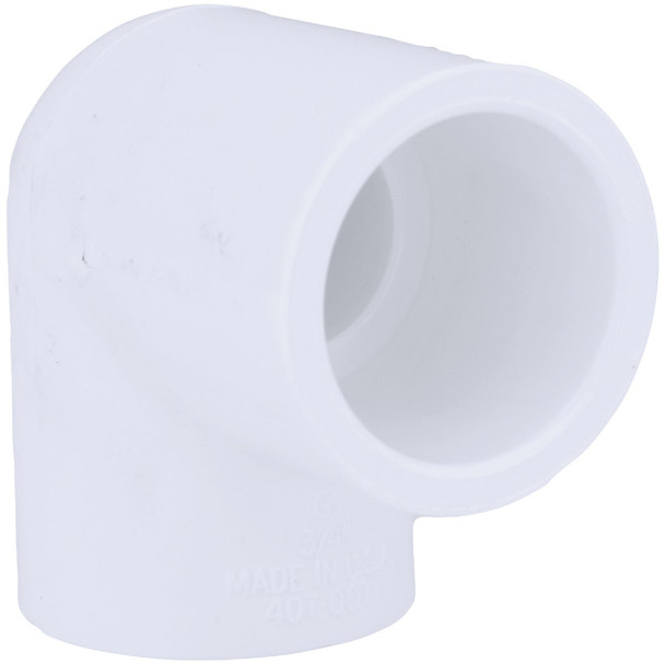 Charlotte Pipe 3/4" Pvc Sxfip 90d Elbow PVC 02301  0800HA