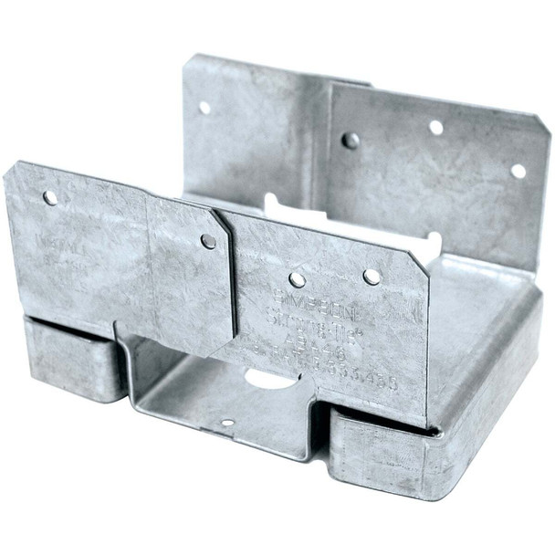 ABA ZMAX Galvanized Adjustable Standoff Post Base for 4x6 Rough ABA46RZ