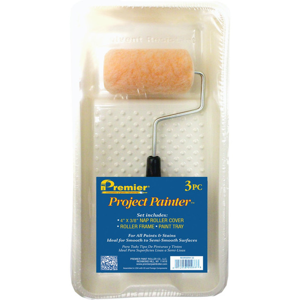 Premier 4 In. x 3/8 In. Knit Trim Roller Kit 33