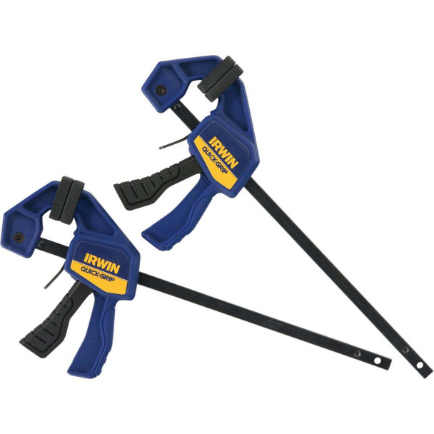 Irwin Quick-Grip Micro One-Hand Bar Clamp Set (2-Piece) 1964747