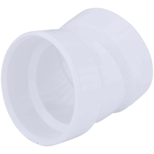 Charlotte Pipe 2 In. Hub x Hub Schedule 40 22-1/2 Deg. DWV PVC Elbow (1/16 Bend)