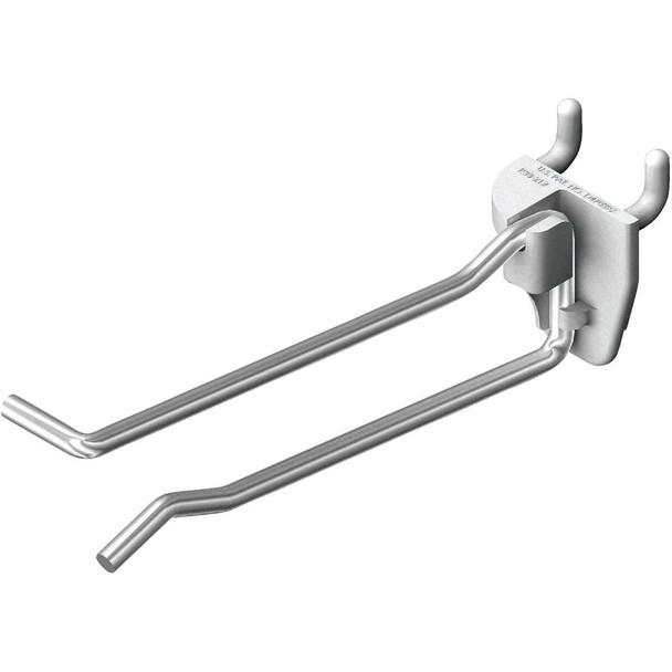 Siffron 6 In. Metal 2-Piece Fastback Peg Hook 7114814056 Pack of 100