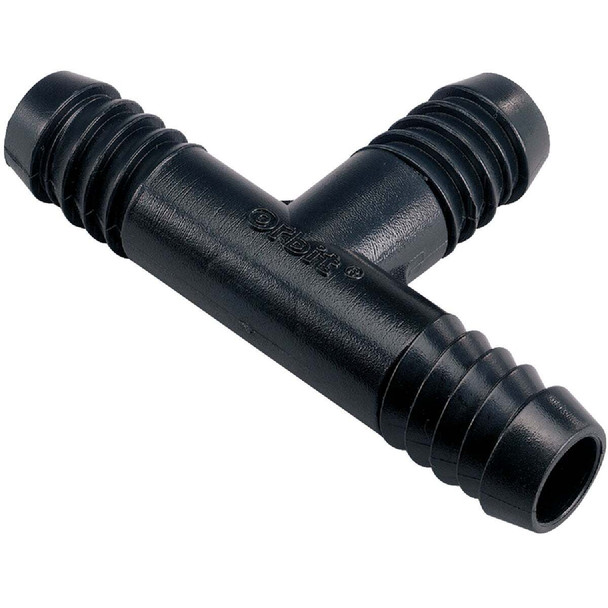 Orbit 1/2 In. High-Impact Plastic Barbed Tee 94350