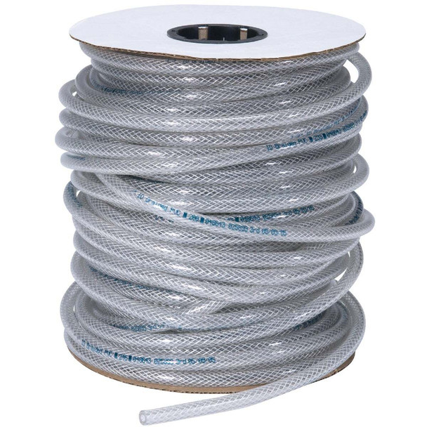 Abbott Rubber 1/2 In. x 1/4 In. x 250 Ft. Clear T12 Braided PVC Tubing T12005001