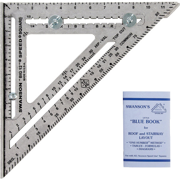Swanson Big 12 Speed 12 In. Aluminum Rafter Square S0107