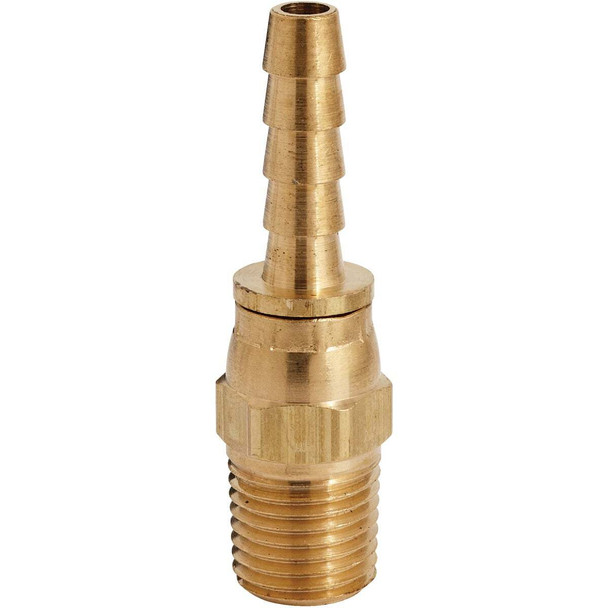 Milton Full Swivel 1/4 In. MPT x 1/4 In. Swivel Brass Plug S-611-4