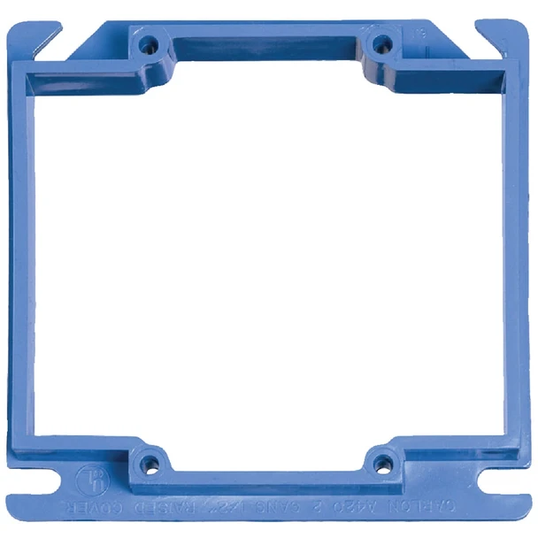 Carlon Gang Type 4 In. x 4 In. Square Raised Cover A420RR