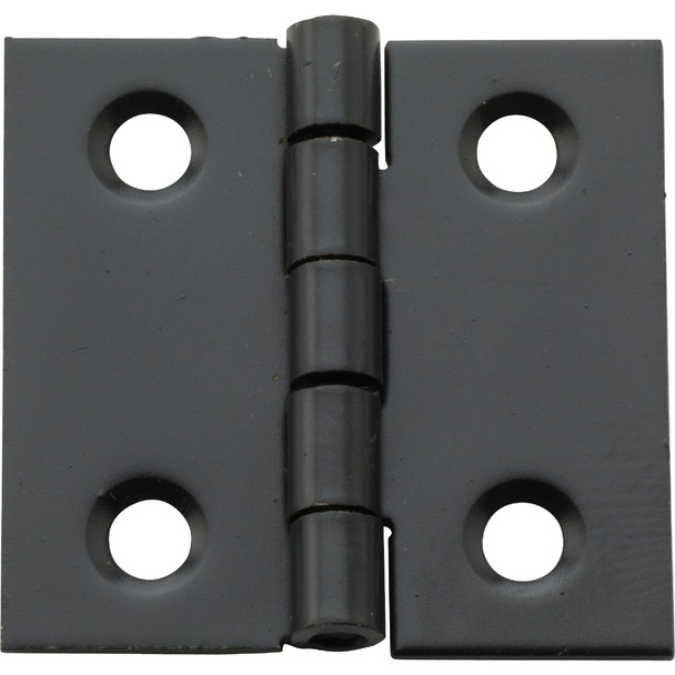 National Hardware 1 In. X 1 In. Oil Rubbed Bronze Broad Hinge (4-Pack) N211-019