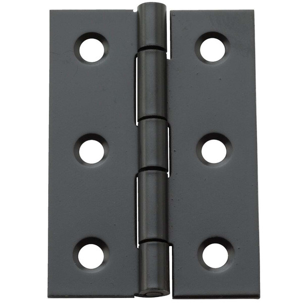National Hardware 2 In. X 1-3/8 In. Oil Rubbed Bronze Broad Hinge (2-Pack)