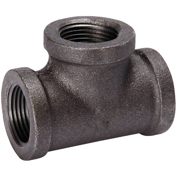Southland 1-1/4 In. Standard Malleable Black Iron Tee 520-606HN