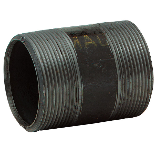 Anvil 2 In. x 3 In. Schedule 40 Steel Black Iron Nipple 8700144556