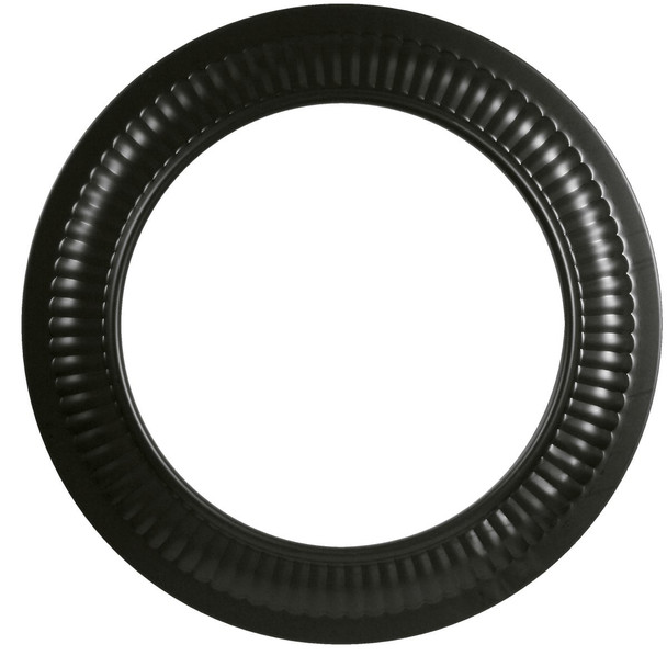 Imperial Single Wall 8 In. 24 ga Black Stove Pipe Collar BM0096