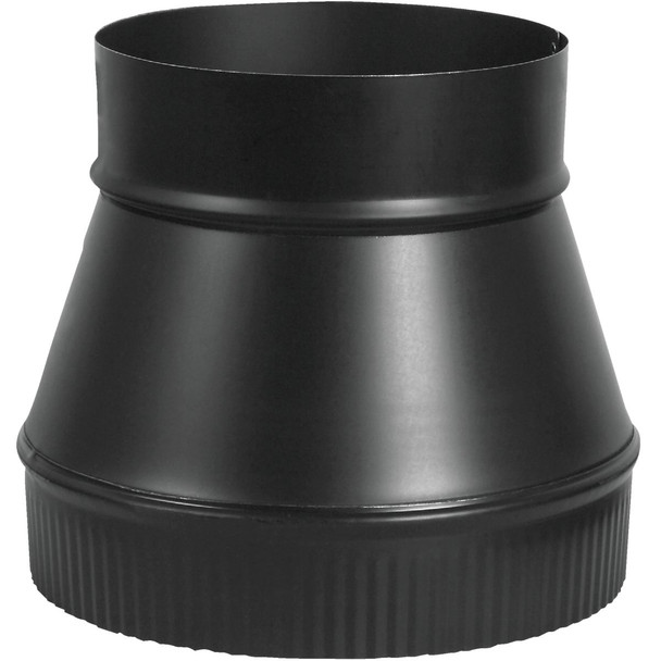 Imperial Single Wall 6 In. - 8 In. 24 ga Black Increaser BM0062