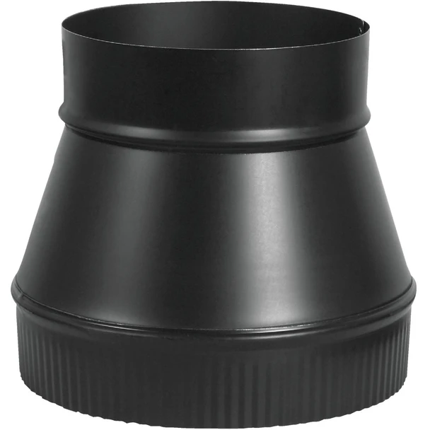 Imperial Single Wall 6 In. - 8 In. 24 ga Black Increaser BM0062