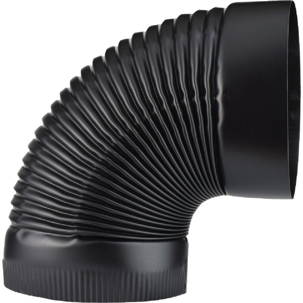 Imperial Single Wall 90 deg 8 In. Crimped Elbow BM0025