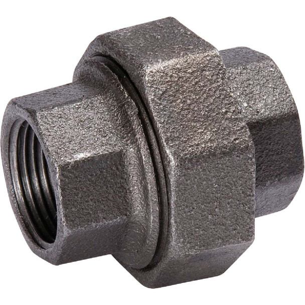 Southland 1 In. Ground Joint Malleable Black Iron Union 521-705HN