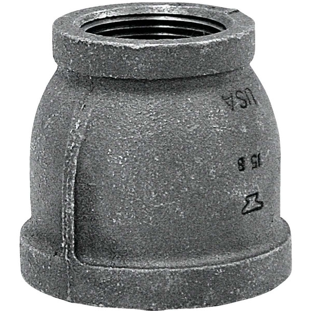 Anvil 1-1/2 In. x 1-1/4 In. Malleable Black Iron Reducing Coupling 8700134557