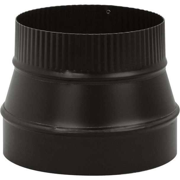 Imperial Single Wall 8 In. - 6 In. 24 ga Black Reducer BM0079