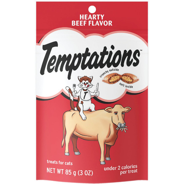 Temptations Hearty Beef 3 Oz. Cat Treat 798460