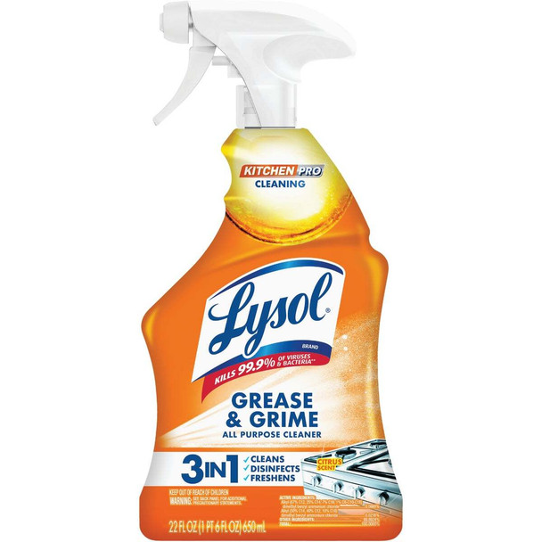 Lysol 22 Oz. Pro Antibacterial Liquid Citrus Kitchen Cleaner 1920079556