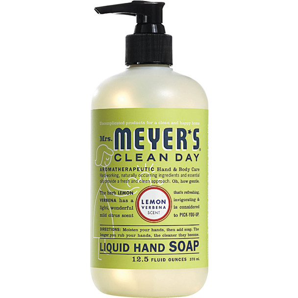 Mrs. Meyer's Clean Day 12.5 Oz. Lemon Verbena Liquid Hand Soap 12104