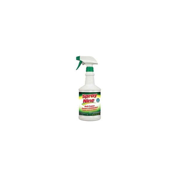 Heavy-Duty Cleaner+Degreaser+Disenfectant, 32 oz Round Spray Bottle, Citrus