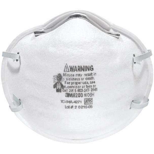 3M N95 Particulate Respirator for Sanding & Fiberglass 8200H10-DC