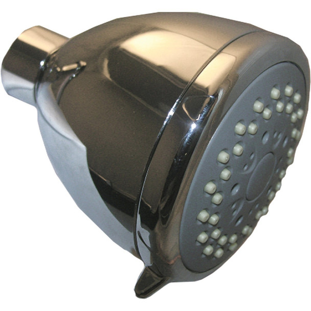 Lasco 3-Spray 1.8 GPM Fixed Shower Head, Chrome 08-2387