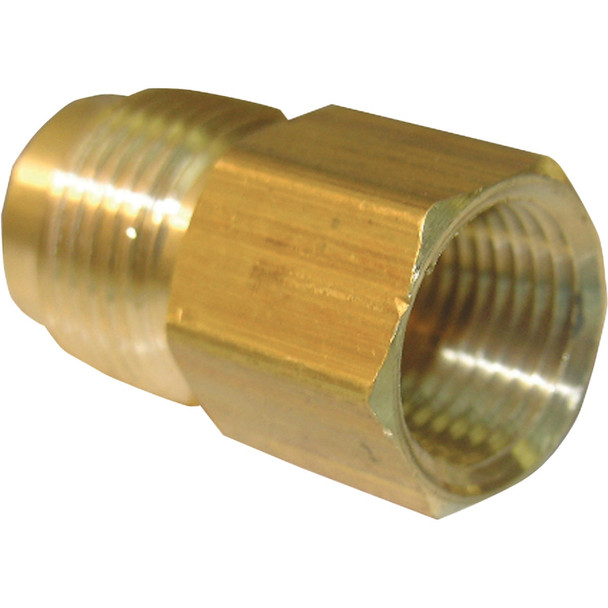 Lasco 1/2 In. M x 1/2 In. FPT Brass Flare Adapter 17-4649