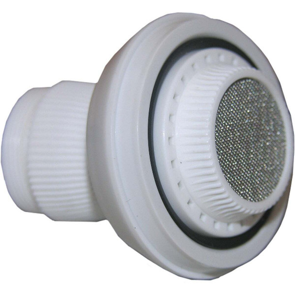 Lasco 2.2 GPM Dual Thread Swivel Spray Aerator, White 09-1211