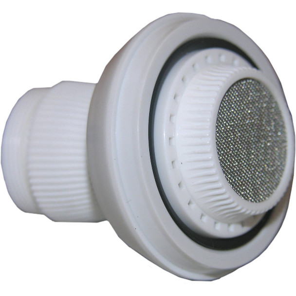 Lasco 2.2 GPM Dual Thread Swivel Spray Aerator, White 09-1211