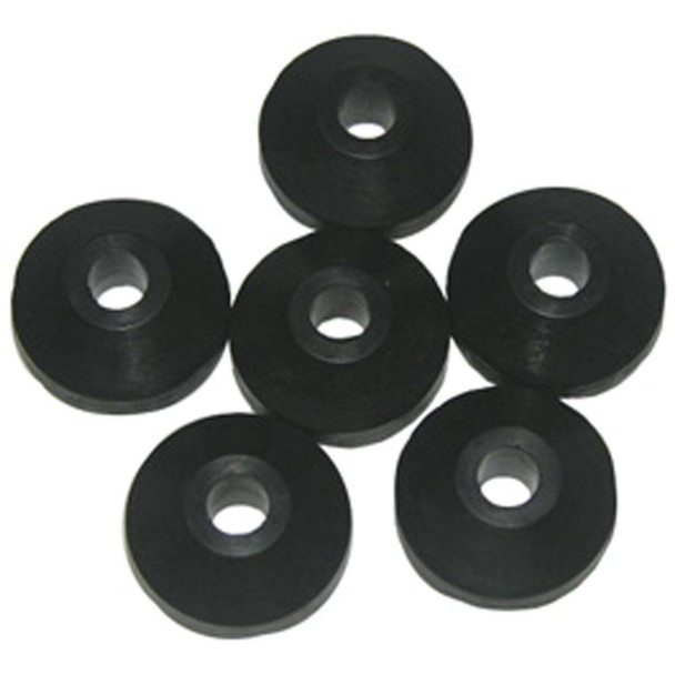 Lasco 11/16 In. Black Beveled Bibb Faucet Washer (6 Ct.) 02-1083
