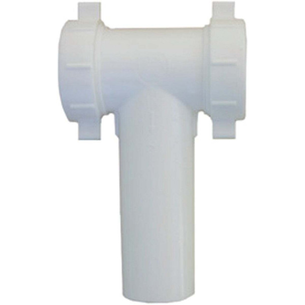 Lasco 1-1/2 In. OD White Plastic Tee 03-4291