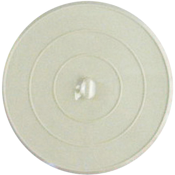Lasco Flat Suction 4-3/4 In. White Sink Rubber Drain Stopper 02-3311