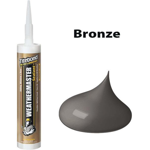 Titebond WeatherMaster 10 Oz. Polymer Sealant, 44061 Bronze 44061